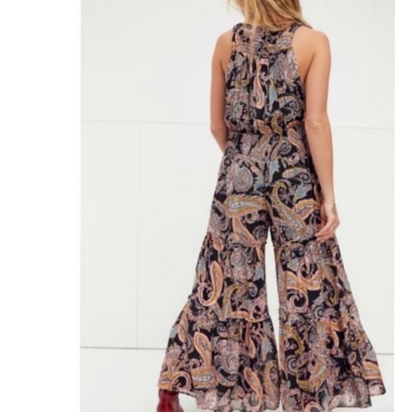 NEW FREE PEOPLE GOLD JUMPSUIT - Picture 2 of 7